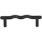 Elements 3" Center-to-Center Matte Black Wavy Verona Cabinet Pull Z105MB - alternate 5
